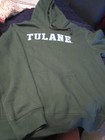 New Ncaa Tulane University Mens Hooded Sweatshirt Green Large