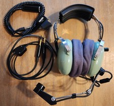 David Clark H10-30 Aviation Headset Microphone Noise Attenuating M1 Telex Pt-300