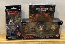 Dungeons  Dragons Diecast Figures  Monster Cards Challenge - Brand New - Lot