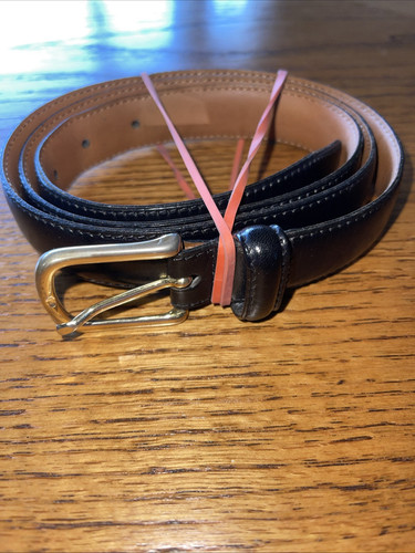 VTG.80’s-90’s Mens 38/95 Leather Belt Made In Italy ! EUC - Picture 1 of 12