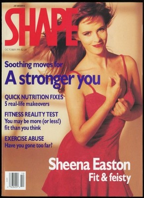 OCTOBER 1991 JOE WEIDER'S SHAPE MAGAZINE, SCOTTISH SINGER/ACTRESS SHEENA EASTON