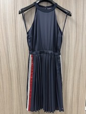 Tommy Hilfiger Kleid Plissee Blau Gr 36 / S / 6 NEU