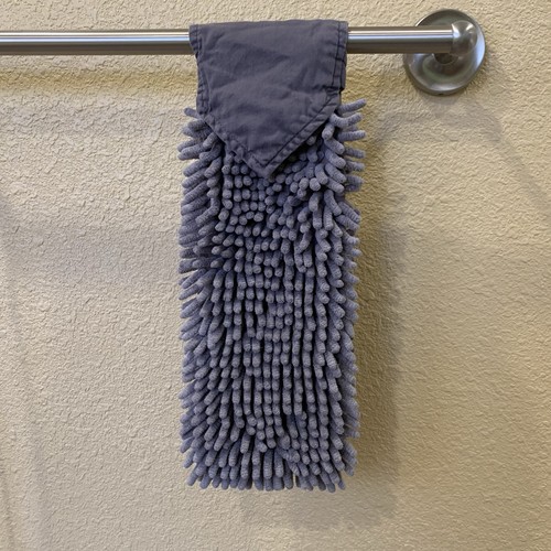 NORWEX Baclock Bath Chenille Hand Towel Graphite Gray | eBay