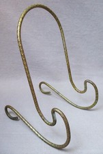 Antique Tooled Brass Wire Display Stand/Easel...