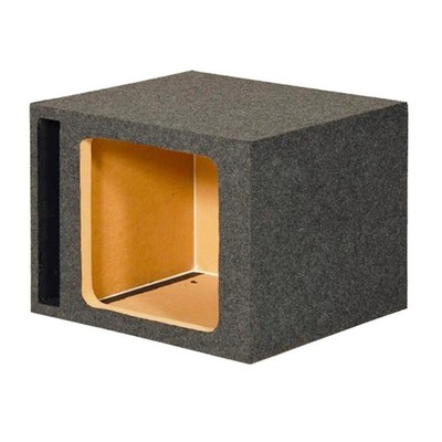 Q Power HD112 12'' Single Heavy Duty Vented Square Subwoofer Sub Enclosure Box