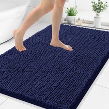 Smiry Luxury Chenille Bathroom Rugs 40x32, Extra Soft and Absorbent Shaggy Ba...