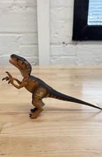 Jurassic Park III Velociraptor Action Figure 2001 Dino-Damage JP03 Loose 8 Inch