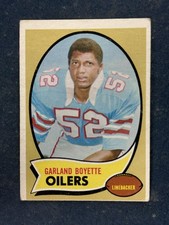 1970 Topps #219 Garland Boyette Houston Oilers VG (31722)