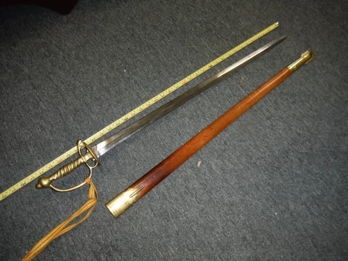 Reproduction Civil War Sword w/Scabbard