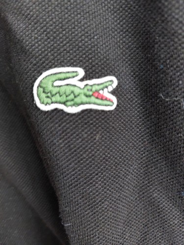 CAMISA POLO LACOSTE 5XL (TALLA 10) NEGRA MUY BUEN ESTADO USADA - Imagen 2 de 15