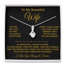 To My Wife Necklace, Christmas Gifts For Women, Anniversary Gift For Wife