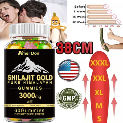 #1 BEST-MALE ENLARGER THICKER LONGER BIGGER 14'' GROWTH ENLARGEMENT 60 CAPSULES