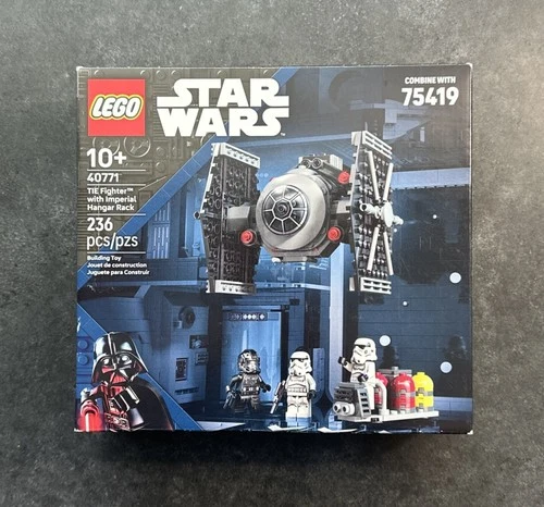 LEGO Star Wars: TIE Fighter with Imperial Hanger Rack 40771