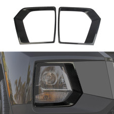 Korlot Carbon Fiber Front Fog Lamp Light Frame Trim Accessories For Hyundai