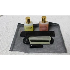 Aramis Travel Samples .75 Oz Cologne,Shampoo,Comb,Clippers,Static Cleaner & Bag