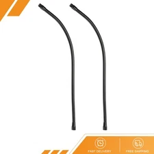 2Pack 24" Microphone Gooseneck 5/8-27 Thread Flexible Tube Extension Black