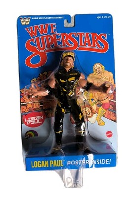 WWE Mattel  LJN Wave-1  Superstars Logan Paul Inklusive Poster  neu / ovp