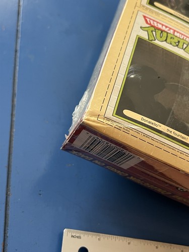 TMNT Michelangelo Cereal Box Bowl Teenage Mutant Ninja Turtles 1990 Sealed - Picture 18 of 22