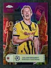 2024-25 Topps Chrome UEFA JULIAN BRANDT 26/75 Magenta Ref Final Destination SP