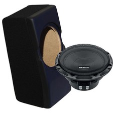 Subwoofer f&uuml;r Mercedes W124 Limousine Hertz CS 200 S4 20cm Bass + 8 Zoll Geh&auml;use
