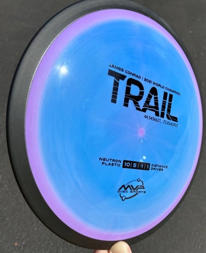 Axiom MVP Neutron Trail - RARE Transitional Color Swirl Conrad Line Disc Golf - Picture 9 of 17