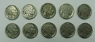 1919 1920 1921 1923 1924 1925 P-S 1926 1927 1928 NO ACID BUFFALO NICKELS