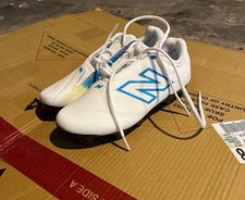 New Balance BurnX4 Unity Of Sport Womens Sz 7 Soccer Cleats White BARELY USED