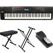 Roland FANTOM-08 Music Workstation Keyboard Essentials Bundle