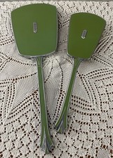 Art Deco Hand Mirror And Hair Brush