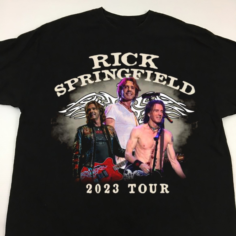 Rick Springfield 2023 tour tee Music Country Music All size Shirt