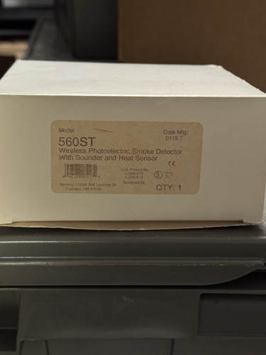 Sentrol Rilevatore di fumo fotoelettrico wireless 560ST (suono e calore) Nuovo!! - Foto 3 di 3