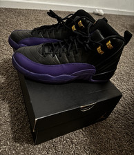Auténticas Air Jordan 12 Retro Field Purple Excelente Estado Usado.