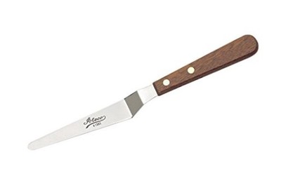  Ateco 1383 Offset Icing Spatula with Wood Handle, 5'' 1383-HIC 