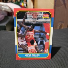 Wayne Rollins 1986-87 Fleer Basketball Base Card #94