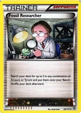 Pokemon TCG Fossil Researcher 92/111 Cosmo Holo Uncommon Furious Fists LP