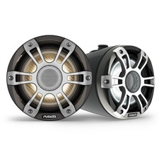 Fusion SG-FLT653SPB 6.5" 230W CRGBW Sports Marine Tower Speakers Pair - Black