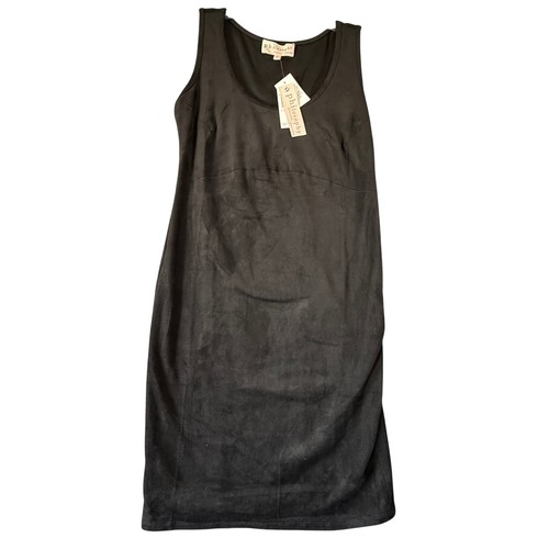 Philosophy Republic Clothing Black Faux Leather Sleeveless Dress - Size 6 - Picture 1 of 10
