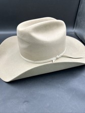 Stetson Authentic Xs 5X Beaver Fur Felt Cowboy Hat Tan Size 7 & 1/4. ML