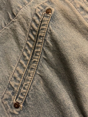 Cappotto Giacca Denim Oshkosh B'Gosh The Genuine Article Taglia Large Può Spedirti! - Foto 12 di 20