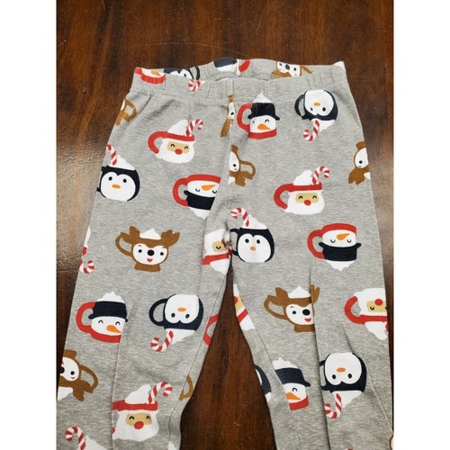 Kid's Unisex Carter's First Cocoa Then Bedtime Christmas Winter Pajamas | Size 6 - Picture 7 of 9