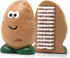 Joie Spud Dude Potato Brush, Vegetable and Fruit Scrubber, Produce Cleaner,