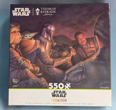 Ceaco Disney 550 Teile Puzzle Star Wars The Mandalorian An Uneasy Alliance Rarität