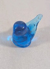 Bluebird of Happiness Vintage Art Glass Figurine Signed Leo Ward 1997
