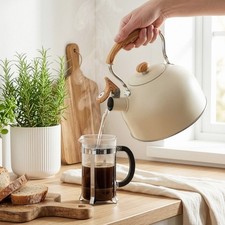 Stainless Steel Whistling Tea Kettle for Stove Top,Loud Whistle Gas Stove Kettle