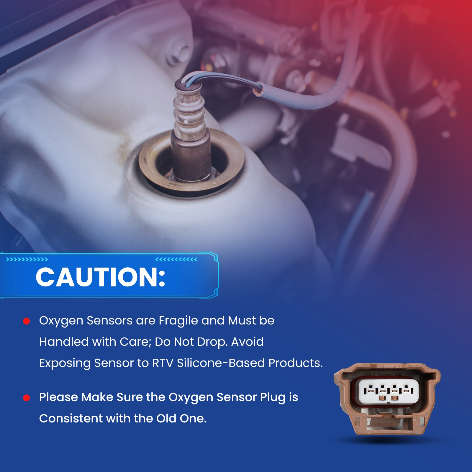 2* Upstream Oxygen Sensor for 11-21 Nissan Sentra Altima NV INFINITI FX35 G37 QX