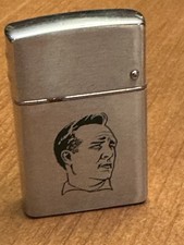 Vintage Arnold Palmer cigarette lighter, picture and great quote , golf gift