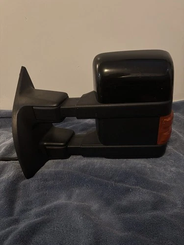2010 FORD F350 DRIVER LEFT SIDE DUAL ARMS POWER HEATED DOOR MIRROR W/ SIGNAL OEM