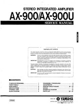 Service manual for Yamaha AX-900