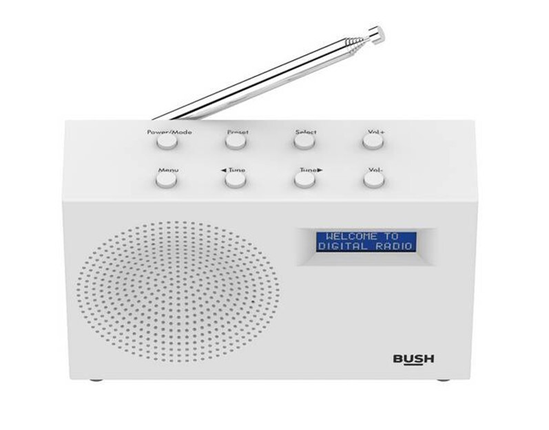 Bush Portable DAB FM Radio White eBay