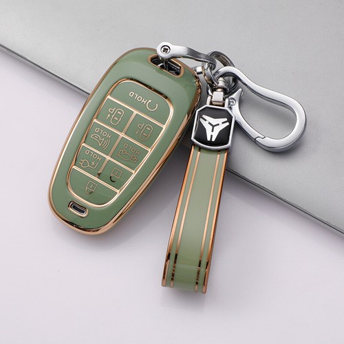 For Hyundai Ioniq 5 Ioniq 6 Santa Fe 8 Button Car Remote Key Fob TPU Case Cover - Picture 14 of 14